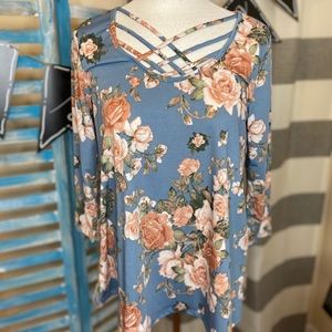 Let’s Go Girls Top // Criss Cross Comfy & Cute Top